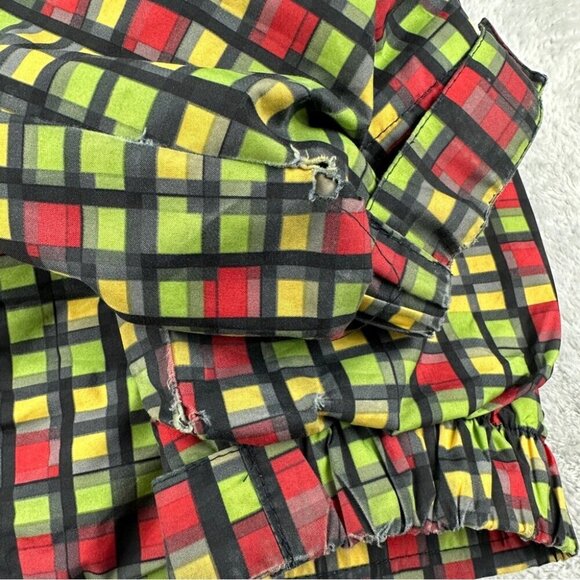 Burton Snowboarding Dryride Full Zip Up Plaid Jacket Size Large 10-12 US - Picture 15 of 15